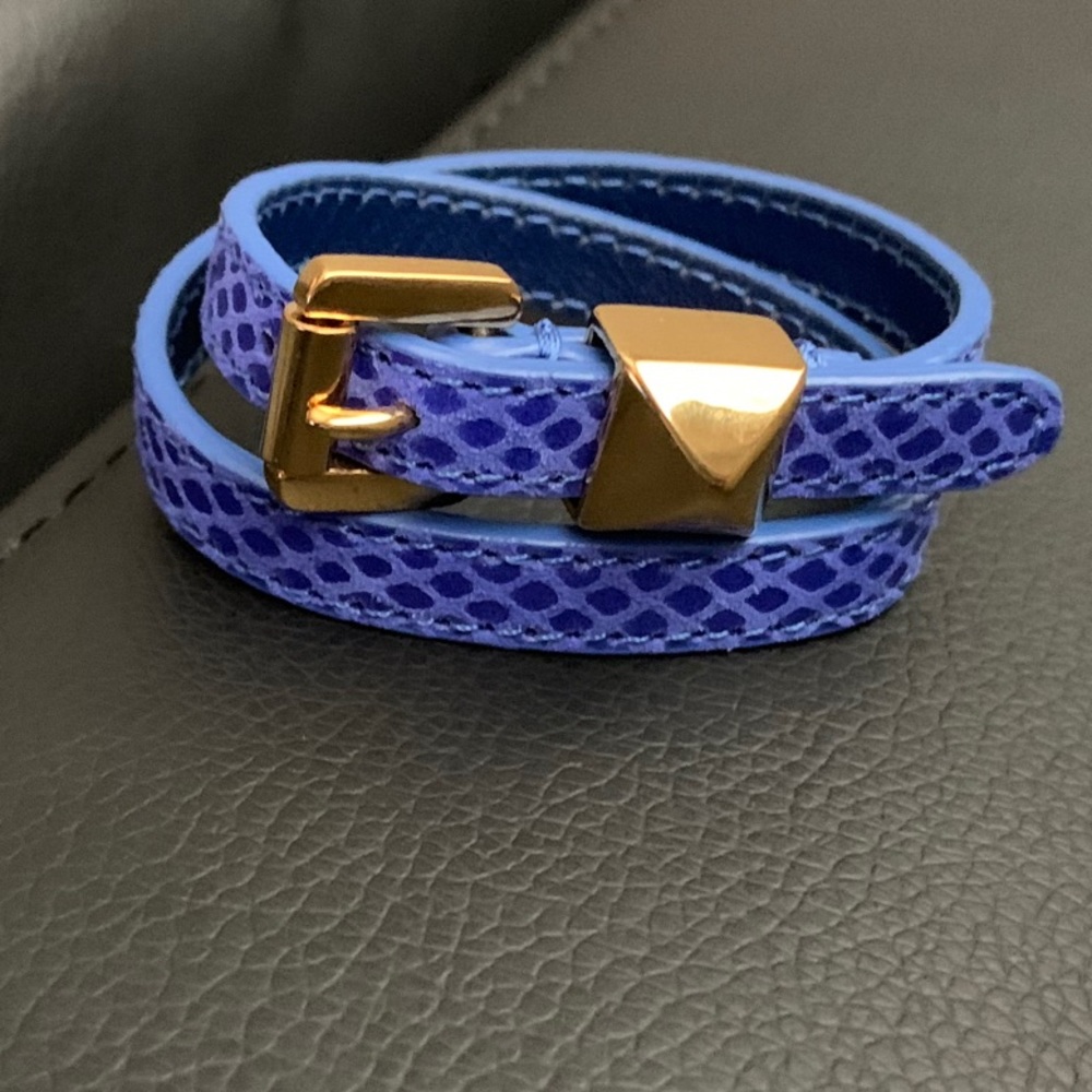 New Michael Kors Python Double Wrap Bracel - image 1